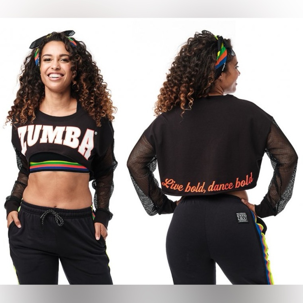 Zumba Fitness Black XS Spicy Top